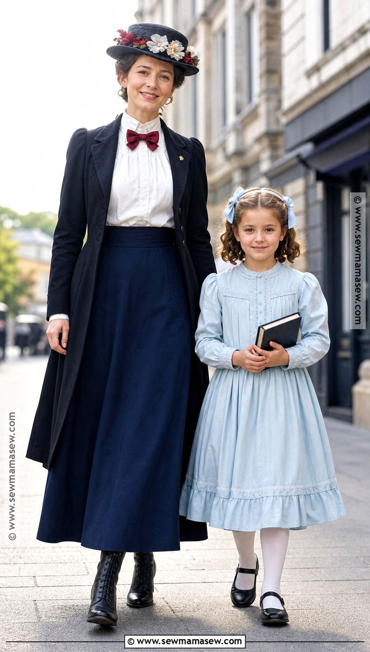 Mary Poppins And Jane Banks Costumes - 30 mom and daughter costumes
