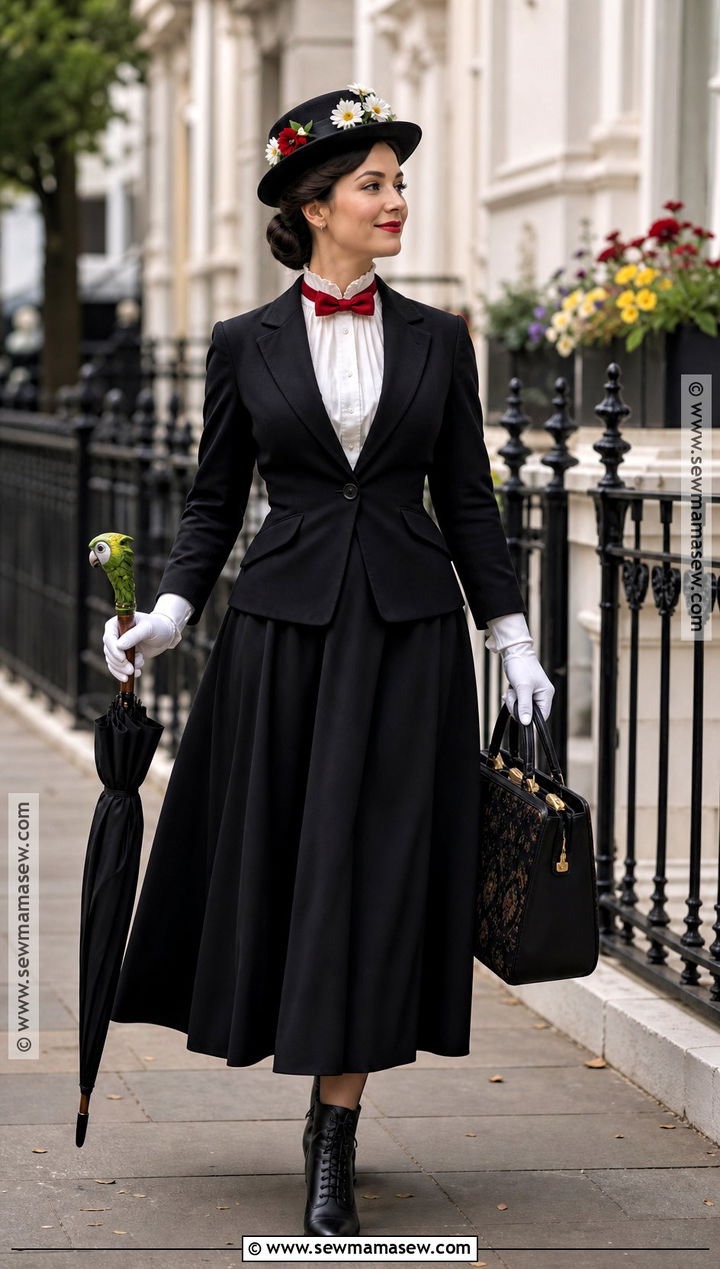 Mary Poppins Costume - 30 Easy Disney Character Costumes