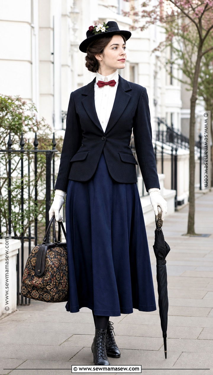 Mary Poppins Costume With White Blouse - 40 disney costume ideas