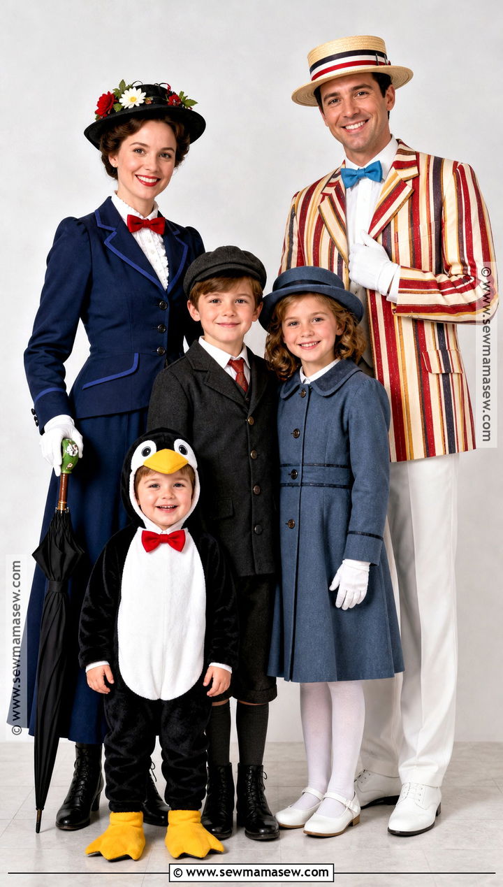 Mary Poppins Family Costume - 35 disney family costumes