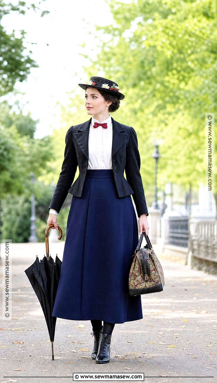 Mary Poppins Nanny Costume - 30 movies costumes ideas