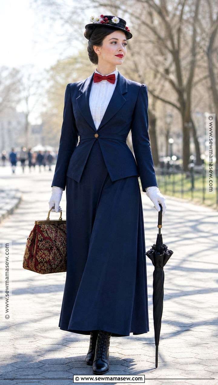 Mary Poppins Nanny Costume - 35 Movie Characters Costumes