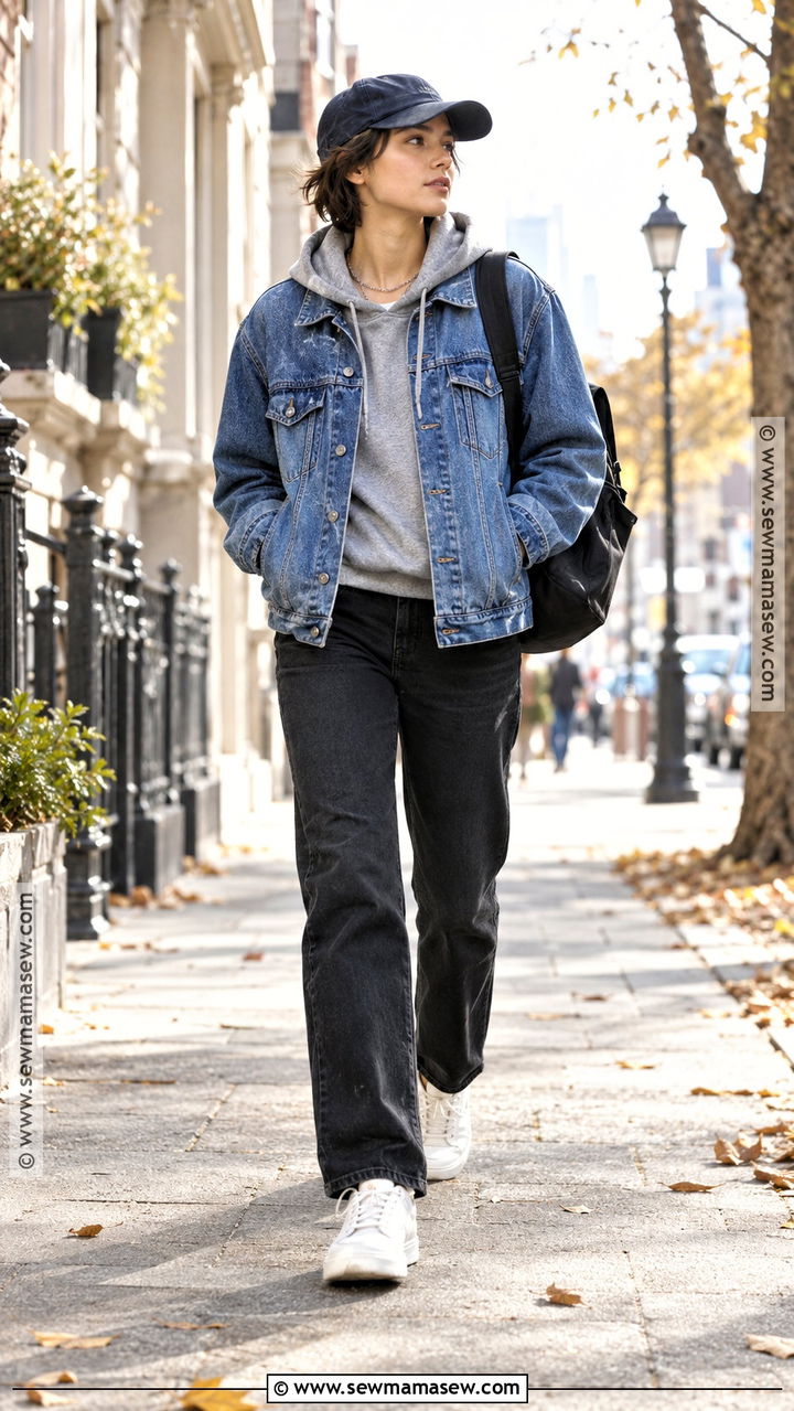 Masc Denim Jacket With Black Jeans - 20 masc outfits fall