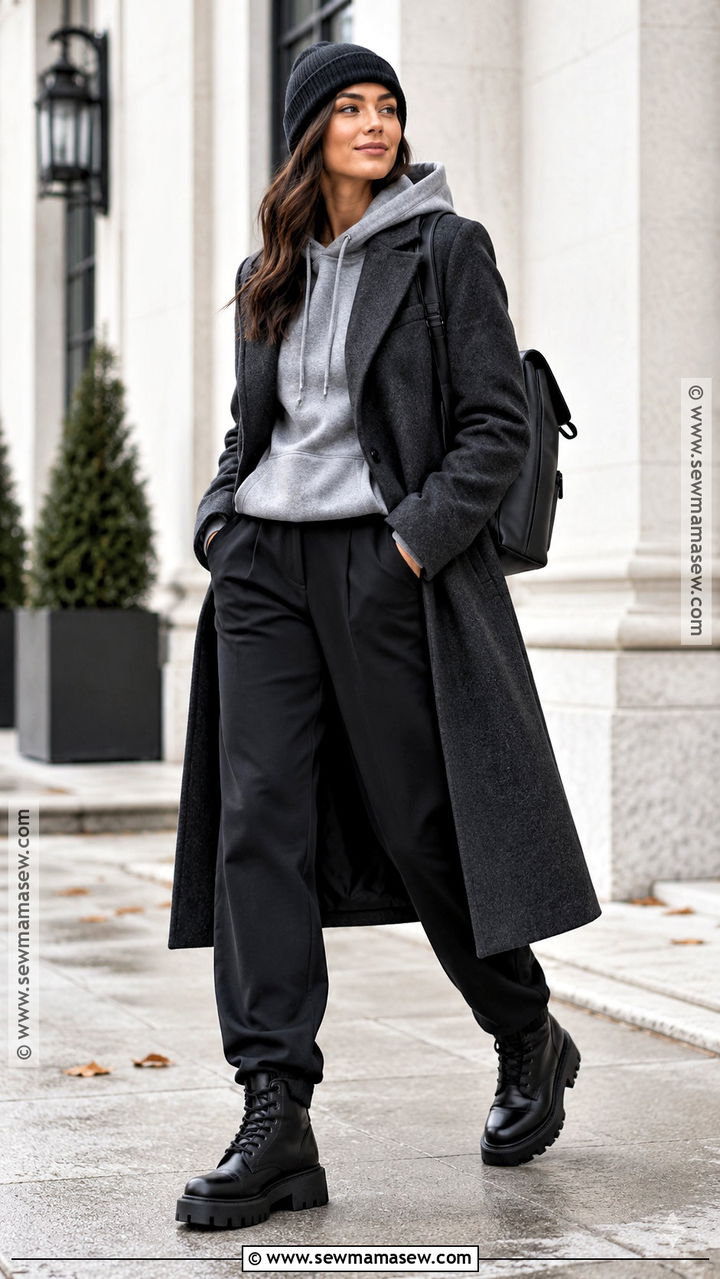 Masc Wool Coat With Hoodie - 20 masc outfits fall
