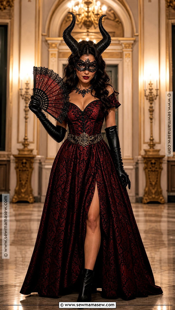 Masquerade Demon Halloween Costume - 35 demon halloween costume ideas