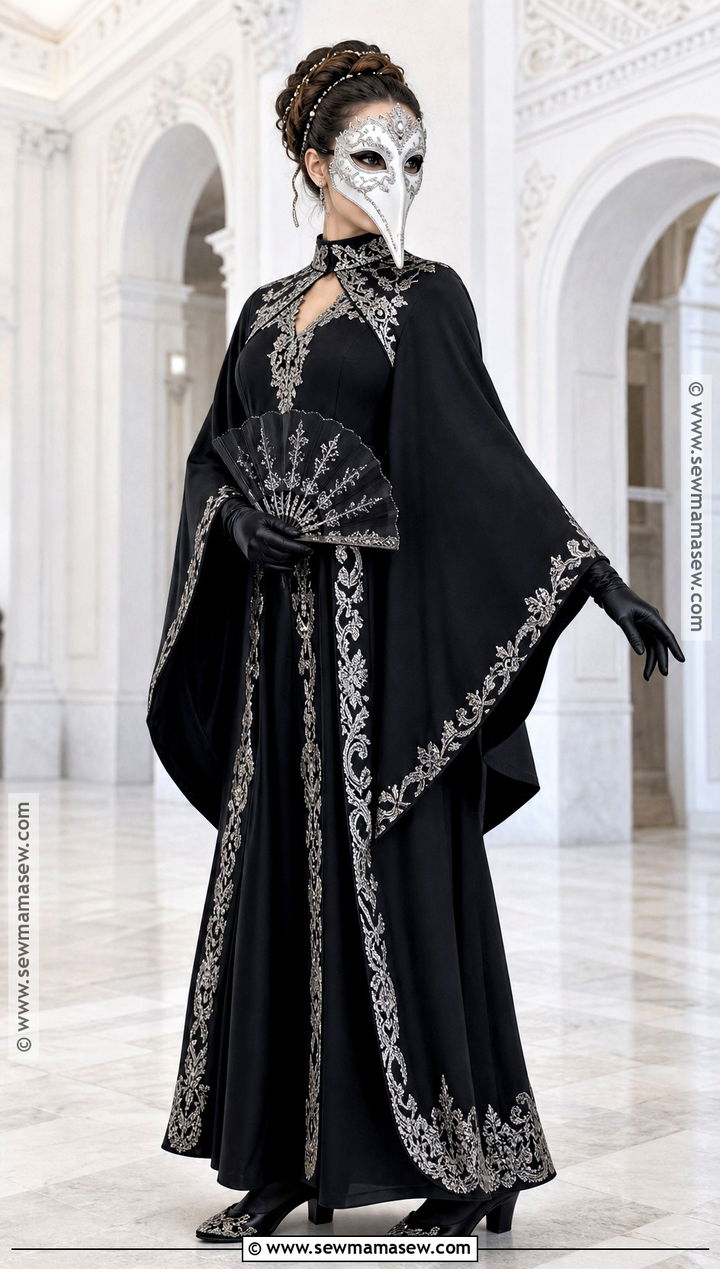 Masquerade Ghost Face Costume With Cape Dress - 45 ghost face costume ideas for women