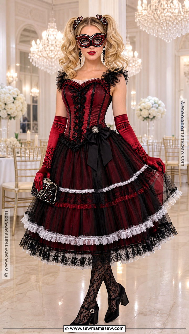 Masquerade Harley Quinn Costume - 50 harley quinn costume ideas