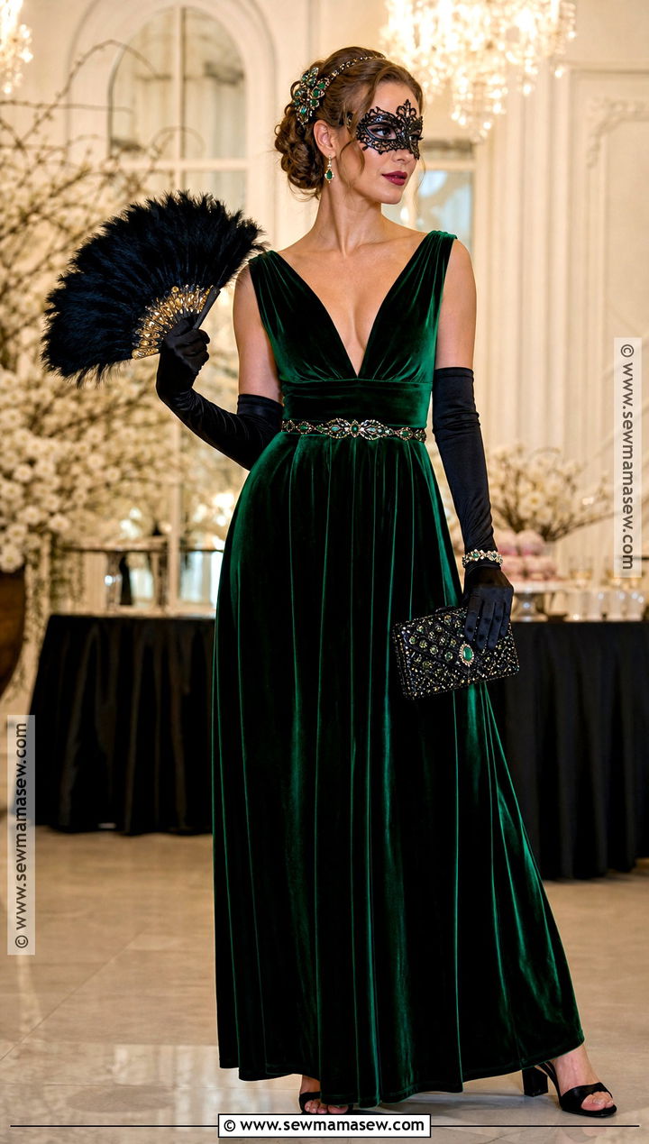 Masquerade Queen Halloween Dress - 30 halloween dress ideas