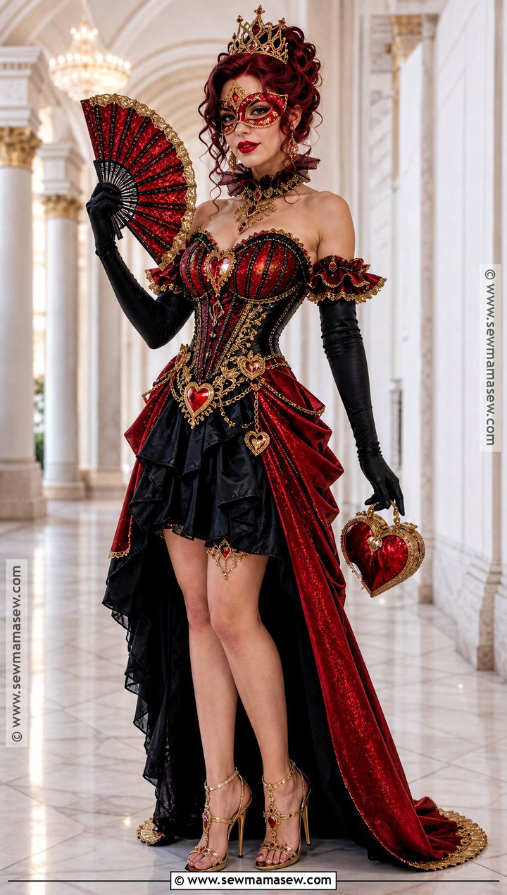 Masquerade Queen Of Hearts Cosplay - 35 Queen Of Hearts Cosplay Ideas