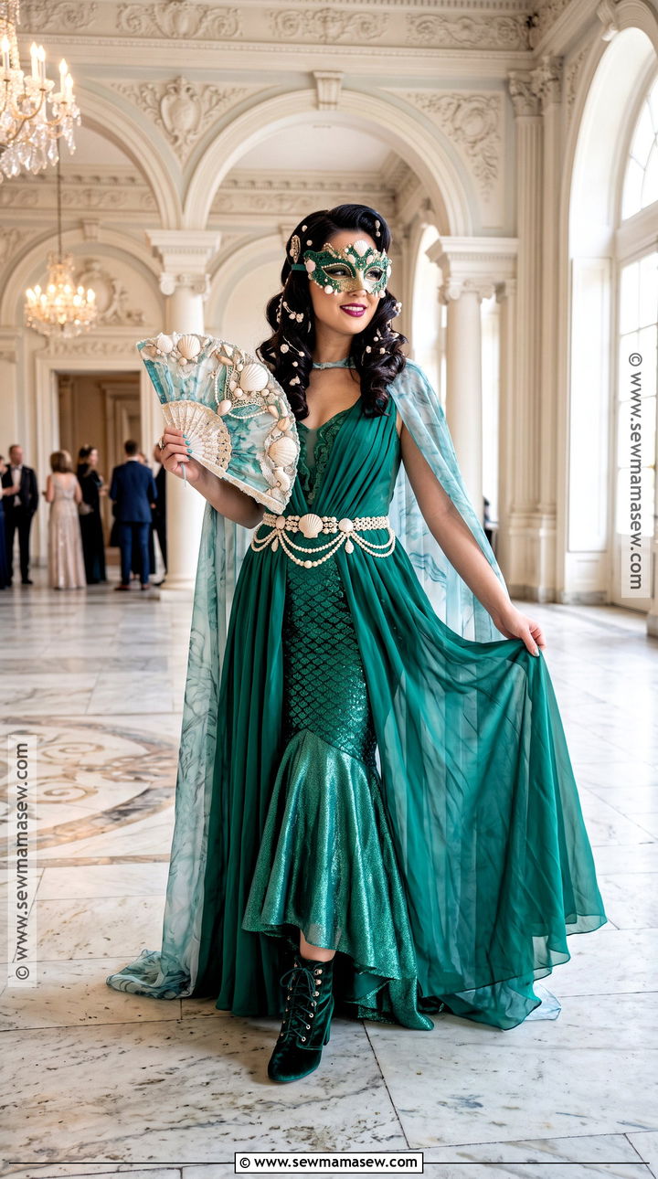 Masquerade Siren Costume - 50 siren costume ideas