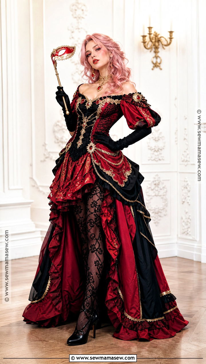 Masquerade Sparkle Cosplay Gown - 30 Sparkle Cosplay Ideas