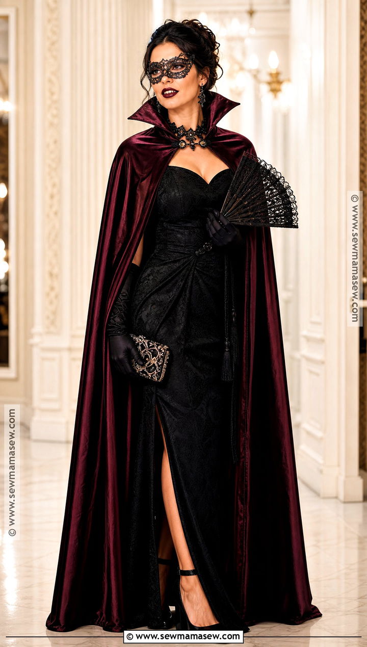 Masquerade Vampire Costume - 40 Vampire Halloween Costume Ideas for Women