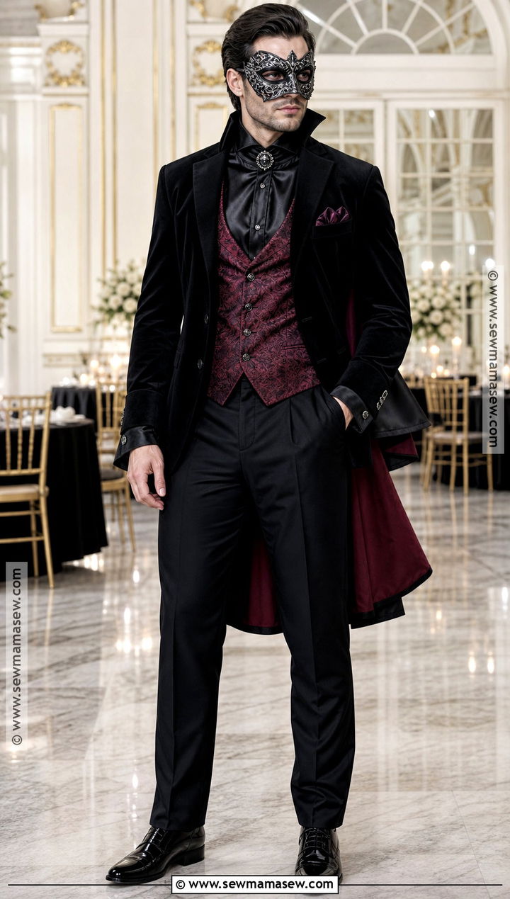Masquerade Vampire Outfit - 40 vampire outfit ideas for men