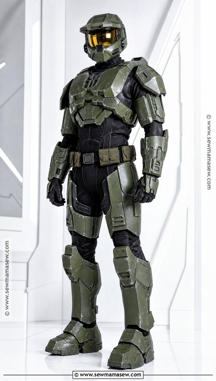 Master Chief Green Armor Cosplay - 30 Cosplay Armor Ideas