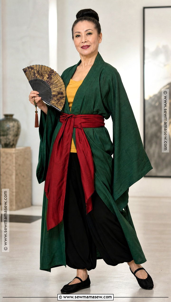 Master Chow Costume With Green Robe - 30 dispical me characters costumes