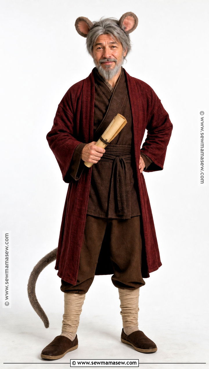 Master Splinter Costume - 30 ninja turtle halloween costume ideas