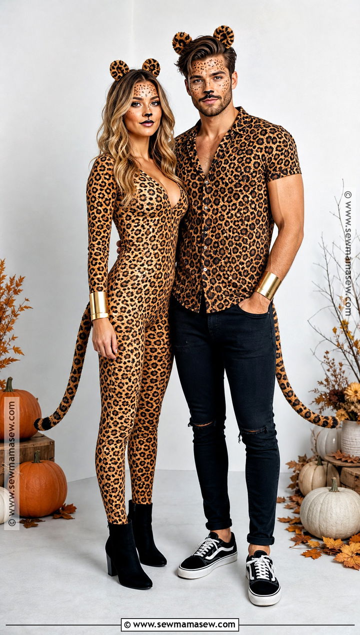 Matching Cheetah Couple Costume - 45 cheetah halloween costume ideas