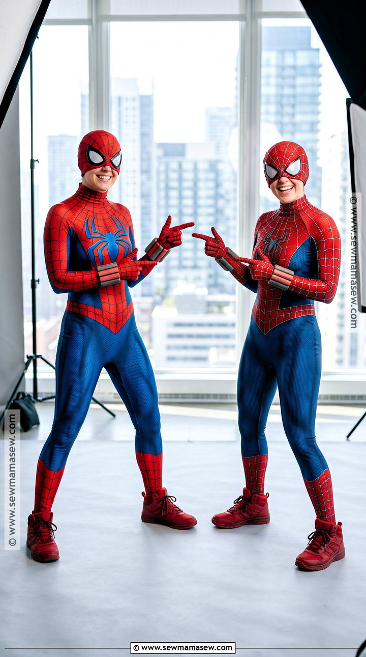 Matching Classic Spider Man Costume - 30 Spiderman Couples Costume Ideas
