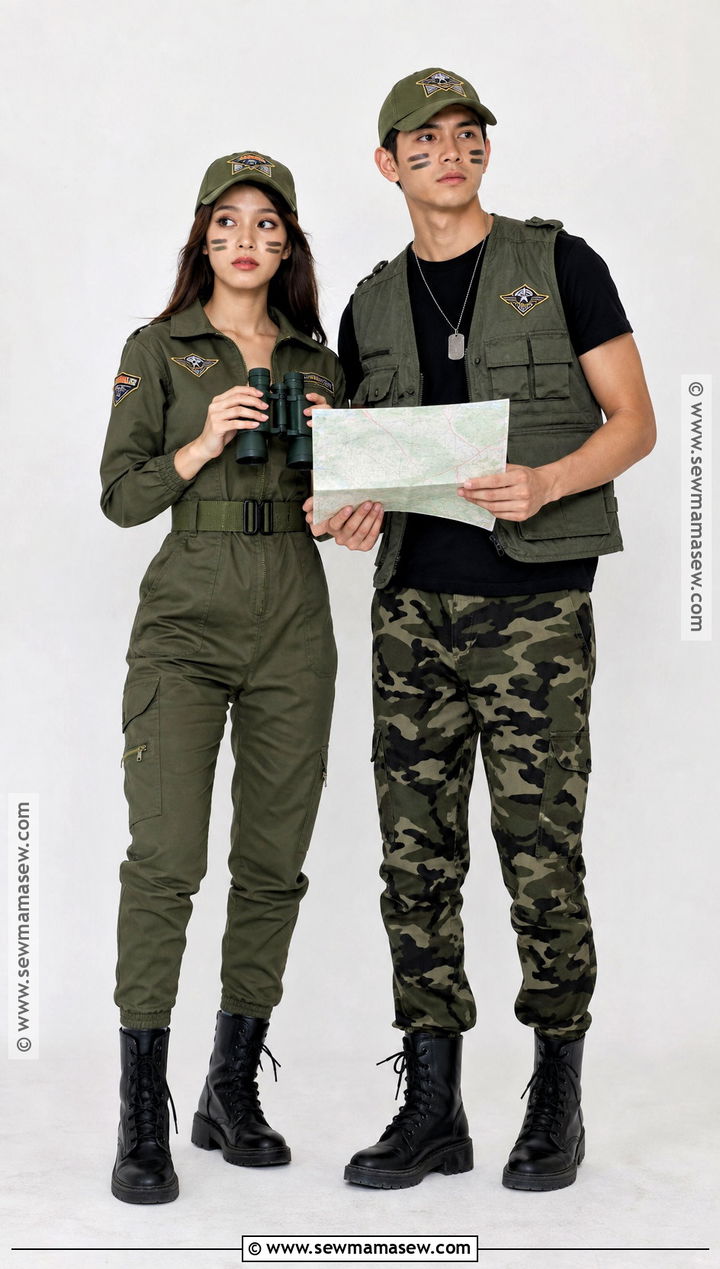 Matching Couple Army Costume - 40 army costume ideas