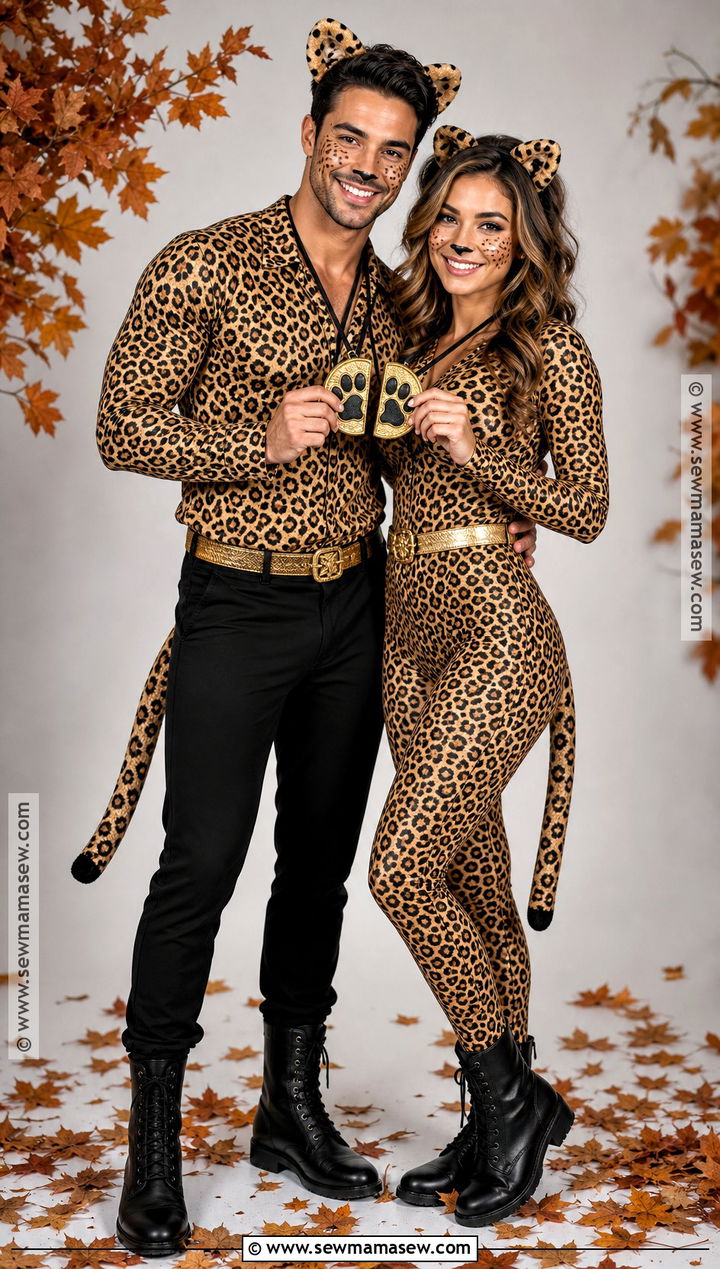 Matching Couple Cheetah Costume - 50 cheetah costume ideas