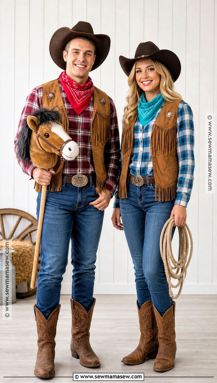 Matching Cowboy And Cowgirl Costume - 50 matching halloween costumes
