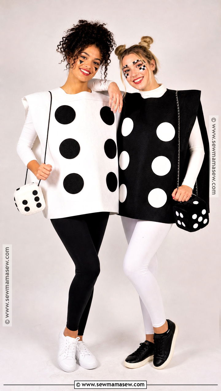 Matching Dice Costume - 35 best friends halloween costumes