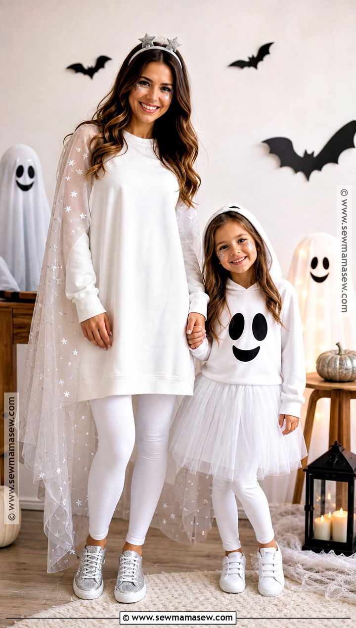 Matching Friendly Ghost Costumes - 30 mom and daughter costumes