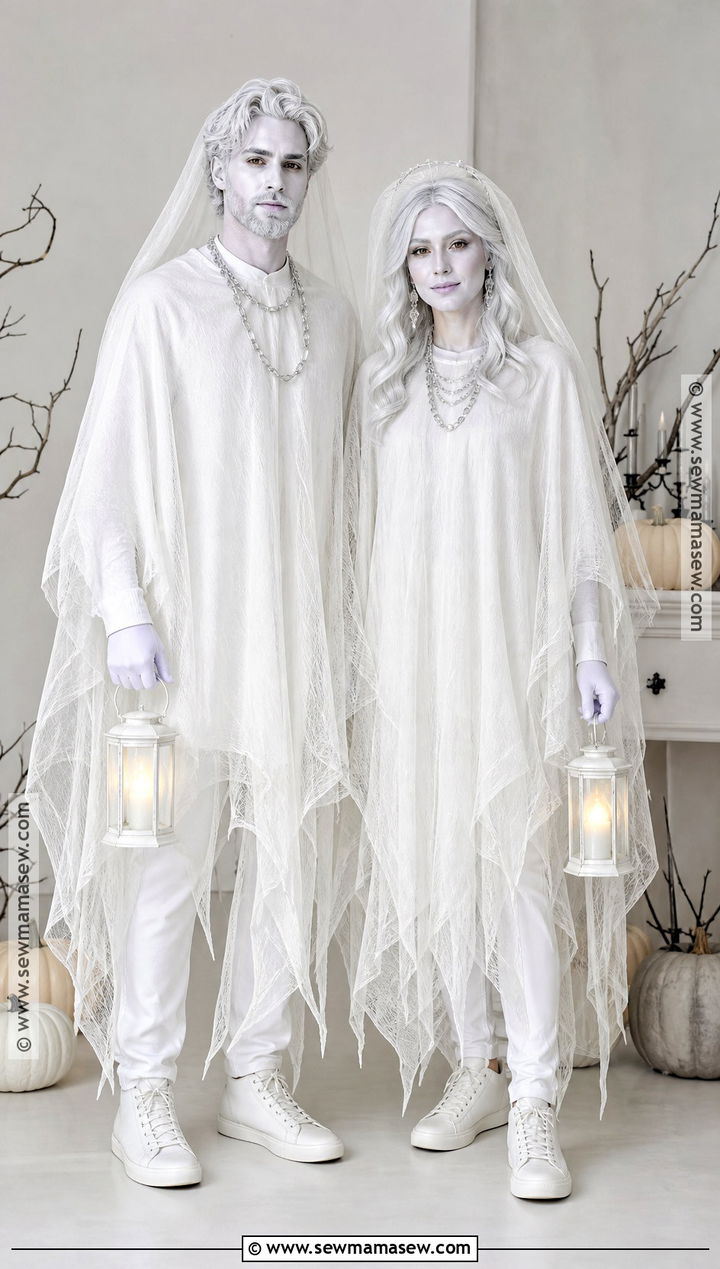 Matching Ghost Couple Costume - 50 couple costumes for halloween