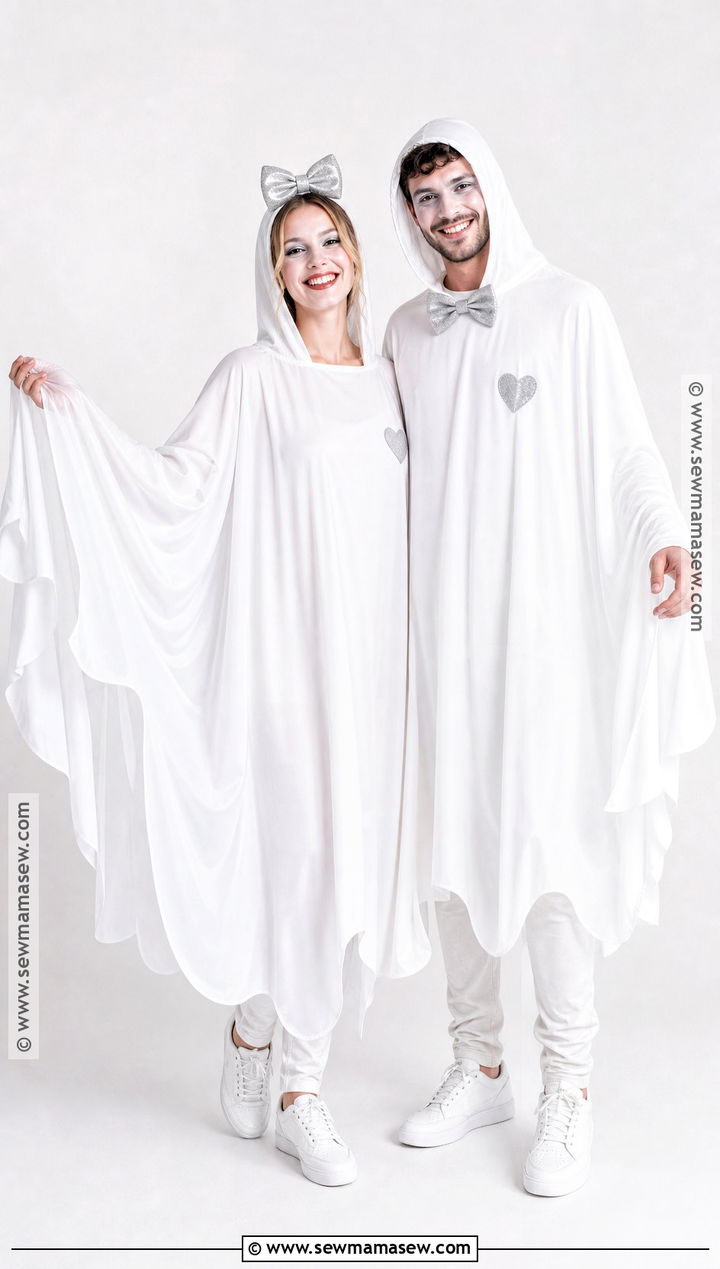 Matching Ghost Couple Costume - 35 best halloween costumes for couples