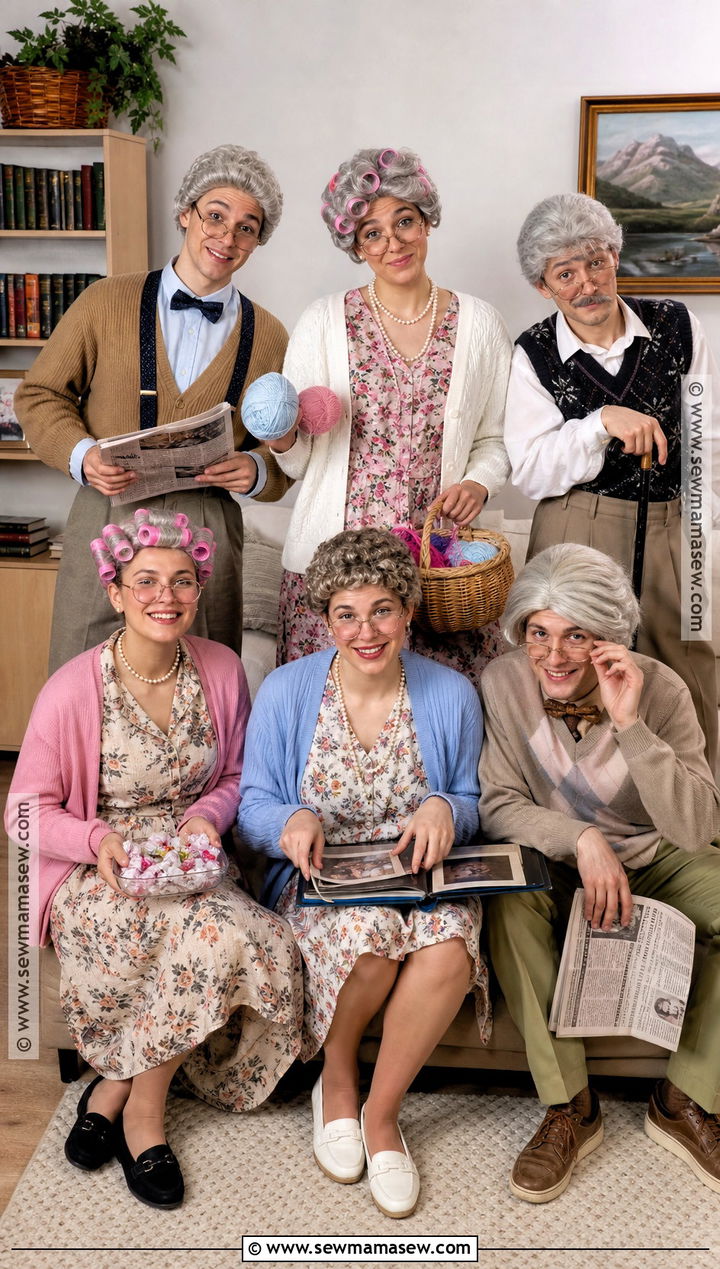Matching Grandparents Group Costume - 35 Funny Group Halloween Costumes