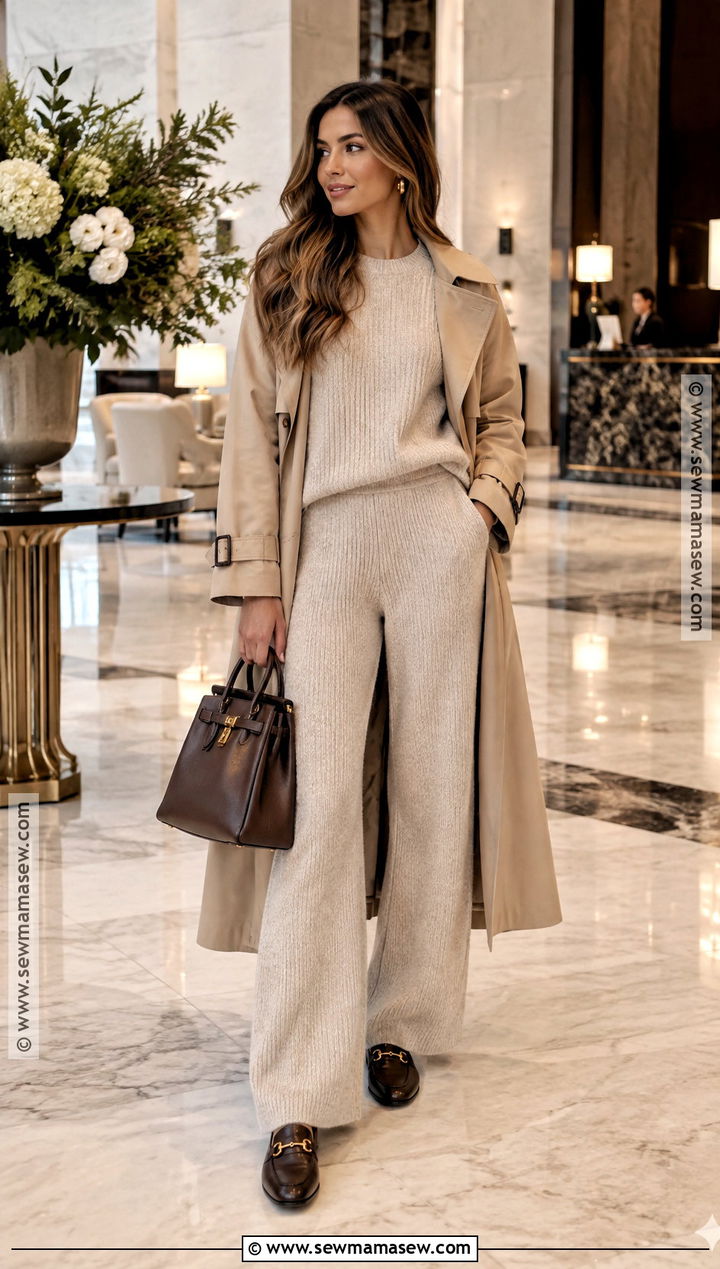 Matching Knit Set Fall Outfit - 15 fall outfit ideas