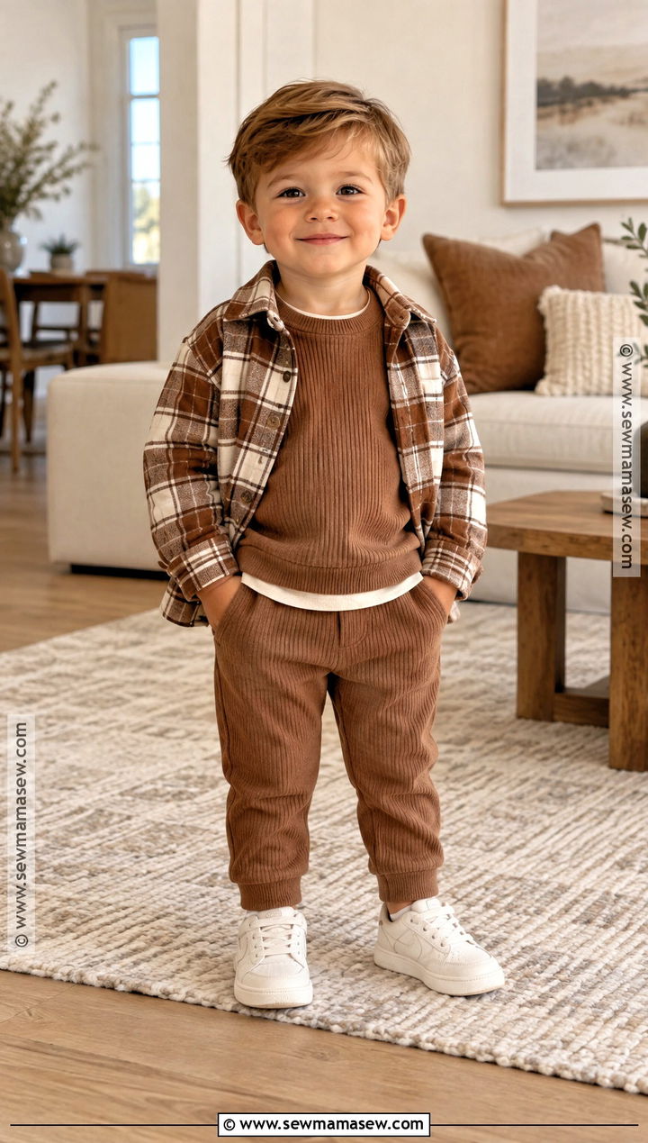 Matching Knit Set Thanksgiving Outfit - 20 toddler boy thanksgiving outfit ideas