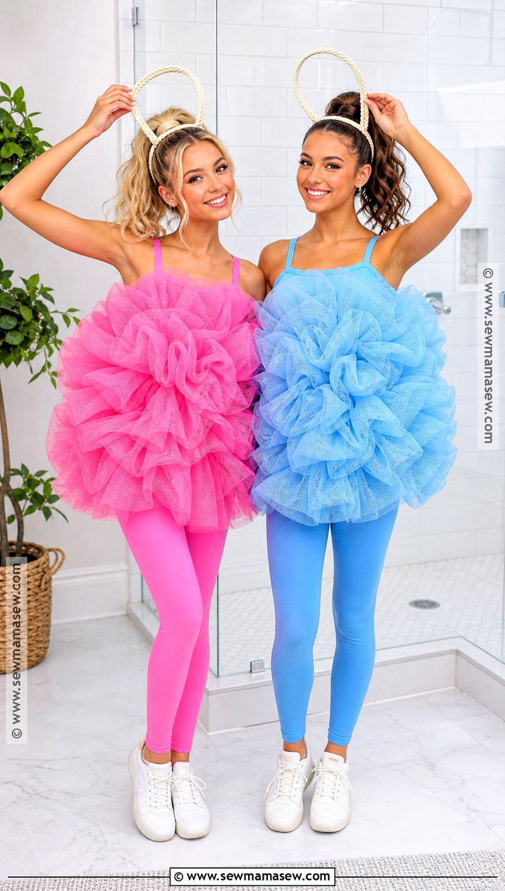Matching Loofah Costume - 35 best friends halloween costumes