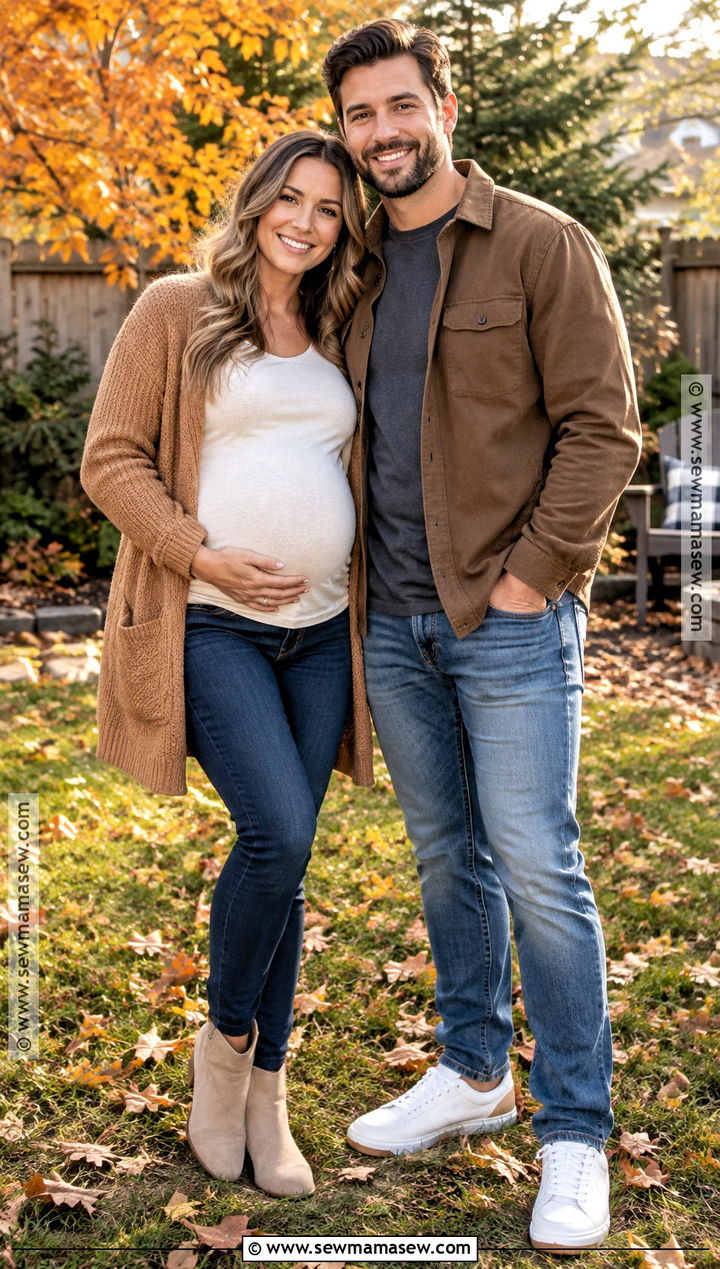 Matching Mom And Dad Gender Reveal Shirt Outfit - 15 fall gender reveal shirts