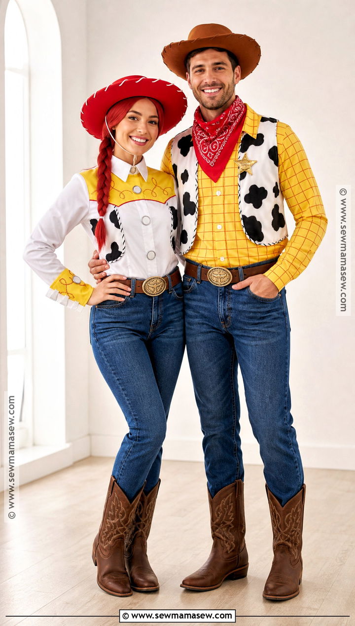 Matching Pants Jessie And Woody Costume - 30 Jessie And Woody Costumes for Couples