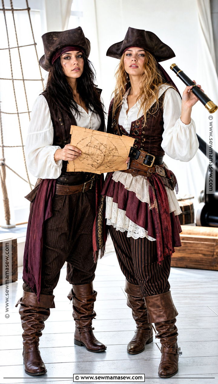 Matching Pirate Costume - 50 matching halloween costumes