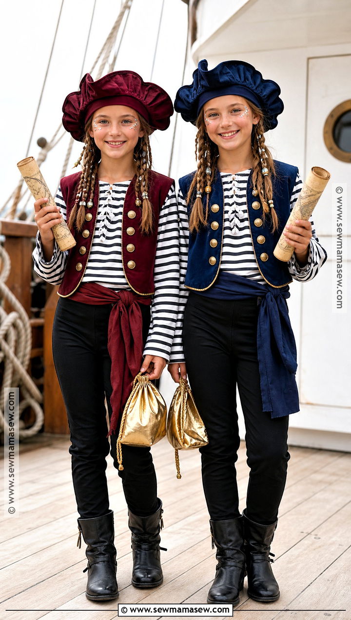 Matching Pirate Twin Costume - 35 twin costume ideas