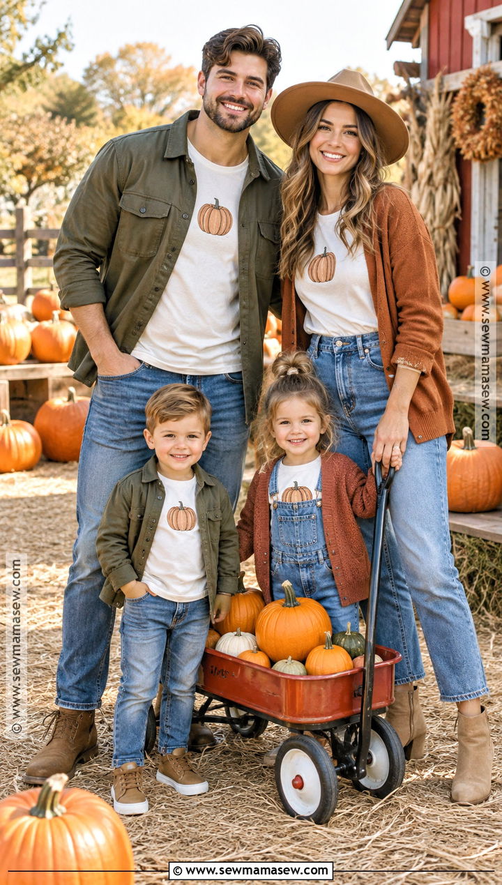 Matching Pumpkin Tee Pumpkin Patch Outfits - 20 pumpkin patch matching outfits