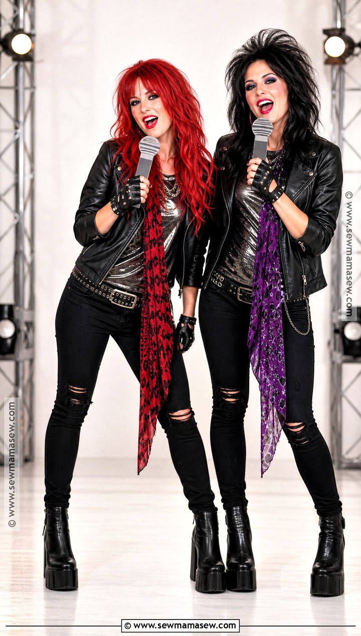 Matching Rock Star Costume - 50 matching halloween costumes