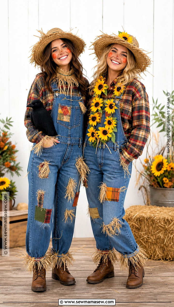 Matching Scarecrow Costume - 50 matching halloween costumes