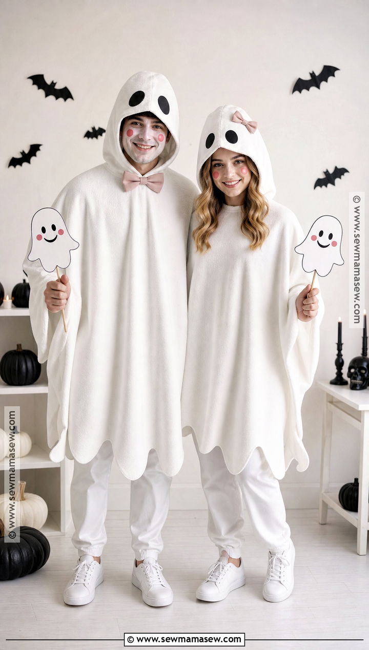 Matching Sheet Ghost Costume - 30 costumes for 2