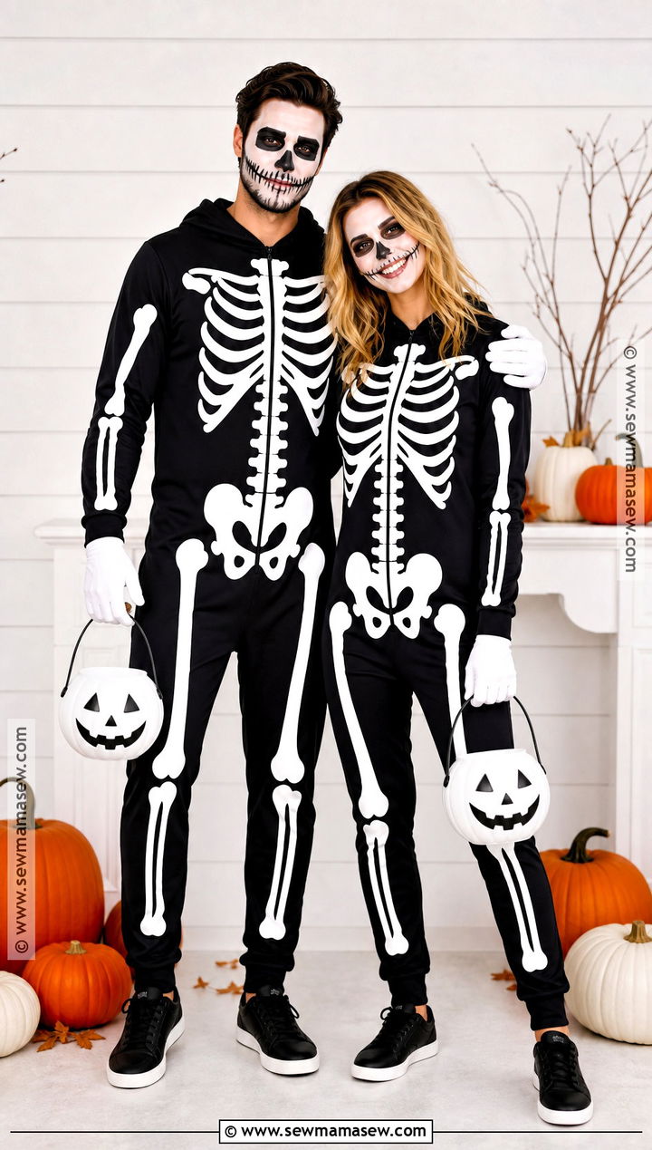 Matching Skeleton Costume - 50 matching halloween costumes