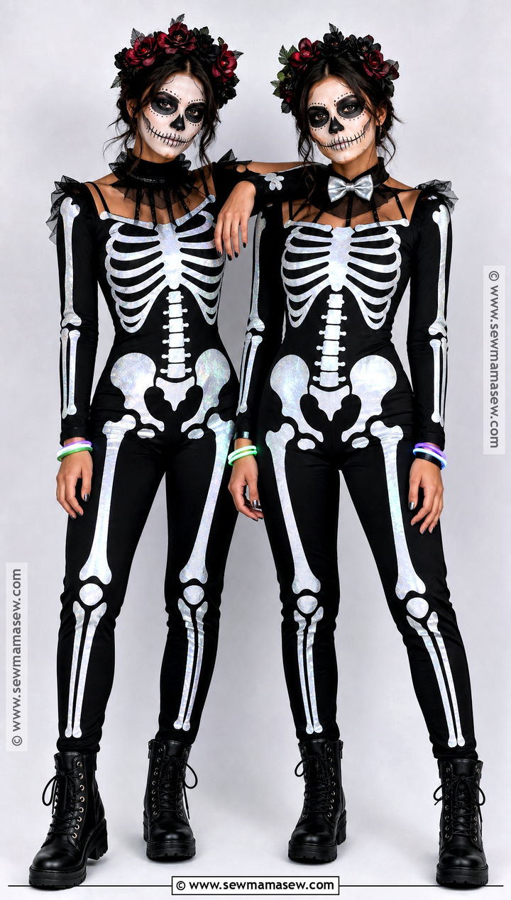 Matching Skeleton Friend Costume - 40 costume ideas for 2 for friends
