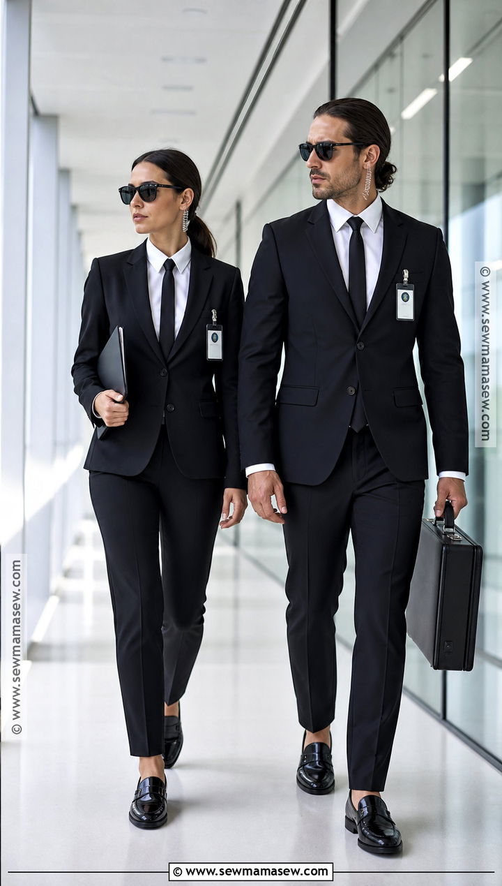 Matching Suit Couple Secret Agent Costume - 30 Secret Agent Costume Ideas