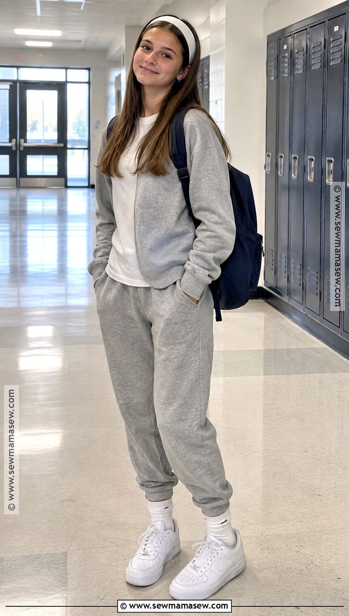 Matching Sweat Set 8th Grade Outfit - 20 back to school outfits 8th grade