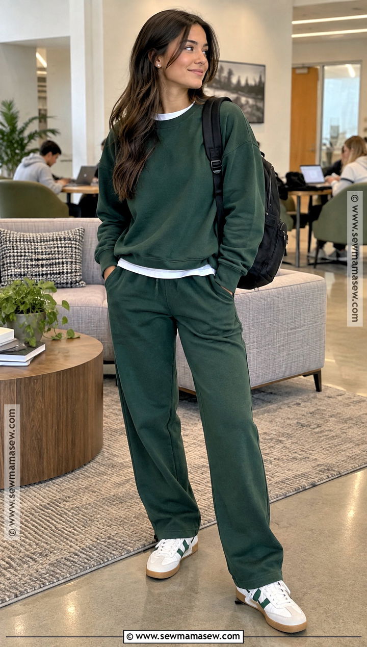 Matching Sweat Set Back To School Outfit - 15 Back To School Fits 2026