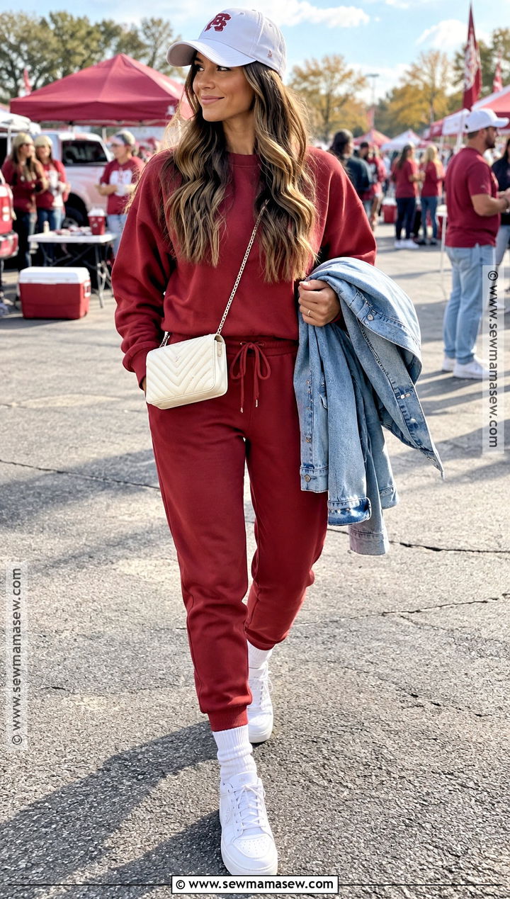 Matching Sweat Set Gameday Outfit - 20 fall gameday outfit ideas