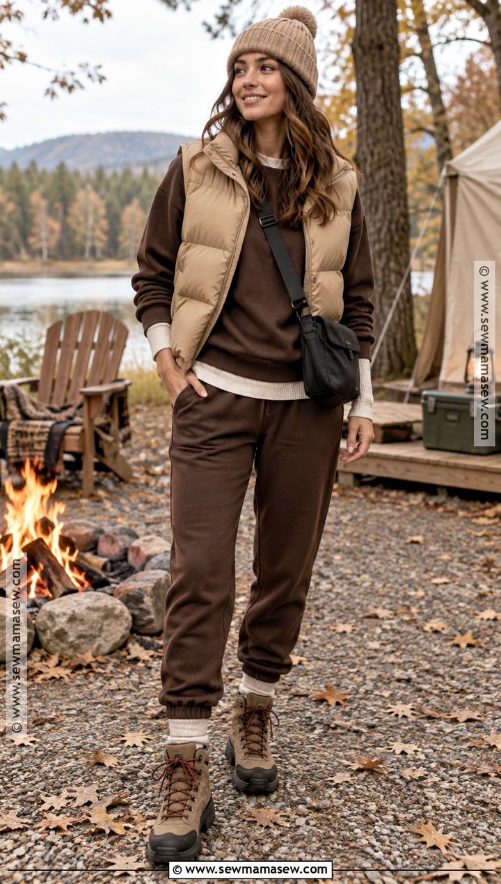 Matching Sweats Campfire Outfit - 20 Campfire Outfit Fall Ideas