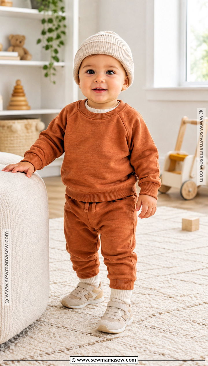 Matching Sweatshirt Set Fall Baby Outfit - 15 Cozy Fall Baby Outfits