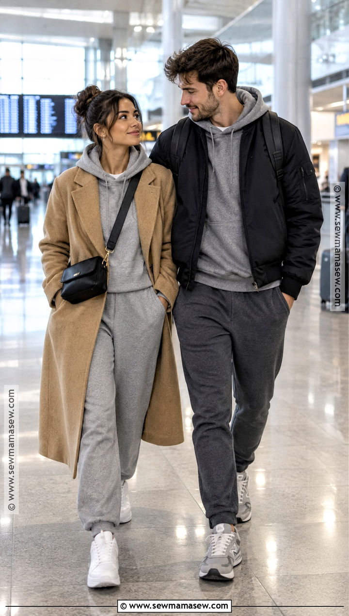 Matching Sweatsuit Couple Autumn Outfit - 15 couples autumn outfits